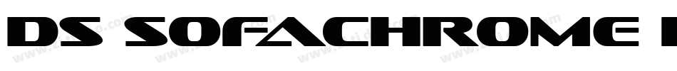 DS Sofachrome Italic字体转换